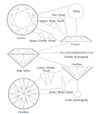 Learn about Diamond Anatomy and it's many facets